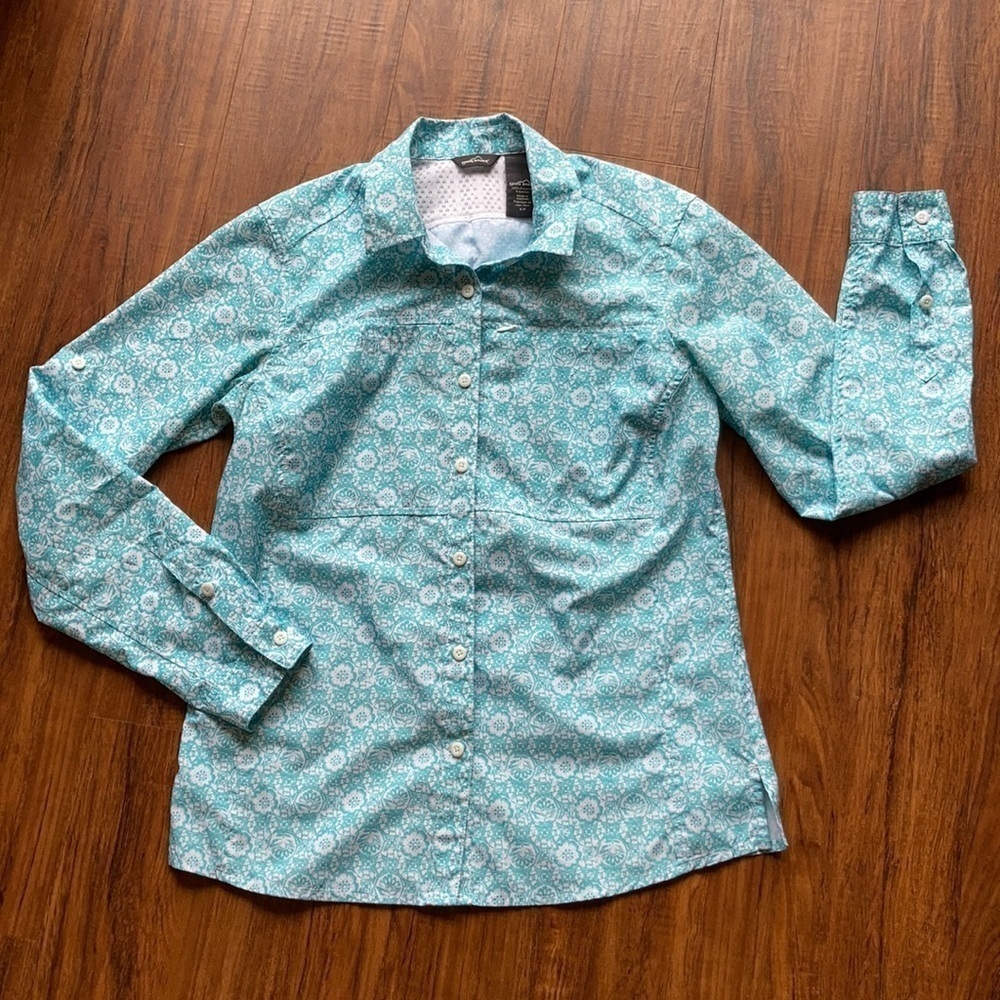 Eddie Bauer lightweight fishing shirt size small
